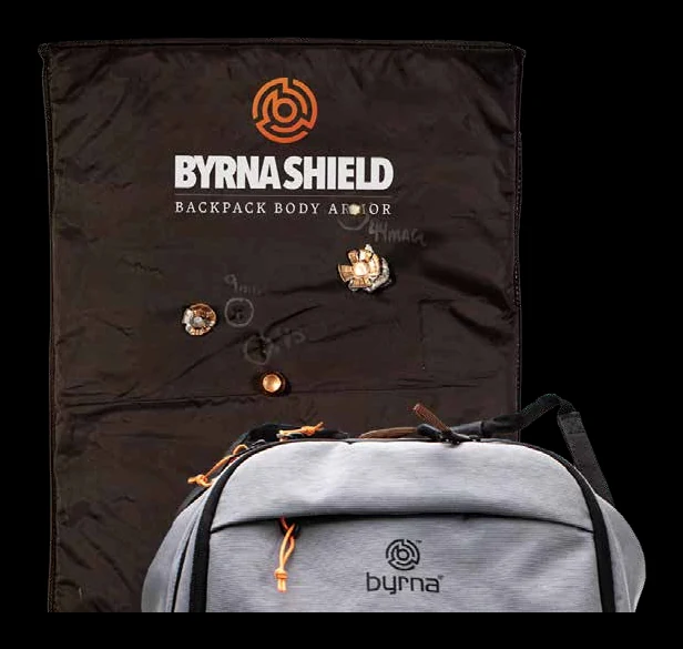 Byrna Shield backpack body armor panel