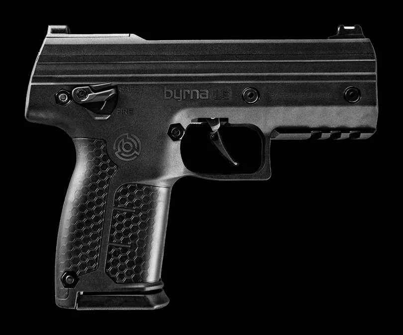 Byrna LE short barrel less-lethal launcher in black